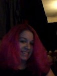 siobhan dying hair bright pink