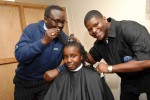 Allan cuts off his dreadlocs for Young Leaders' Academy