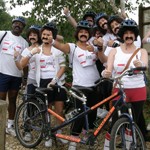 UK Shared Services Learning Team Charity Tandem Bike Ride