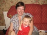 Lisa and Sam walk for Rhys