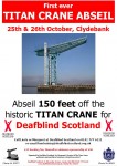 Umer goes for TITAN CRANE ABSEIL Challange