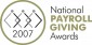National Payroll Giving Awards 2007 - Results