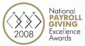 Payroll Giving Excellence Winners!