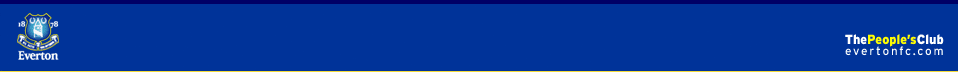 Everton FC Official Partners: Chang, JJB, Littlewoods Gaming